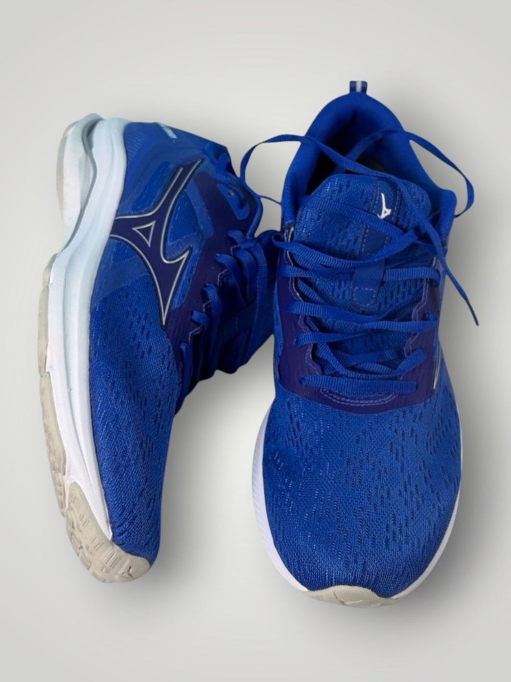 Mizuno Wave Men's Sz 12 Running Shoes Blue Athletic Sneakers Athleisure